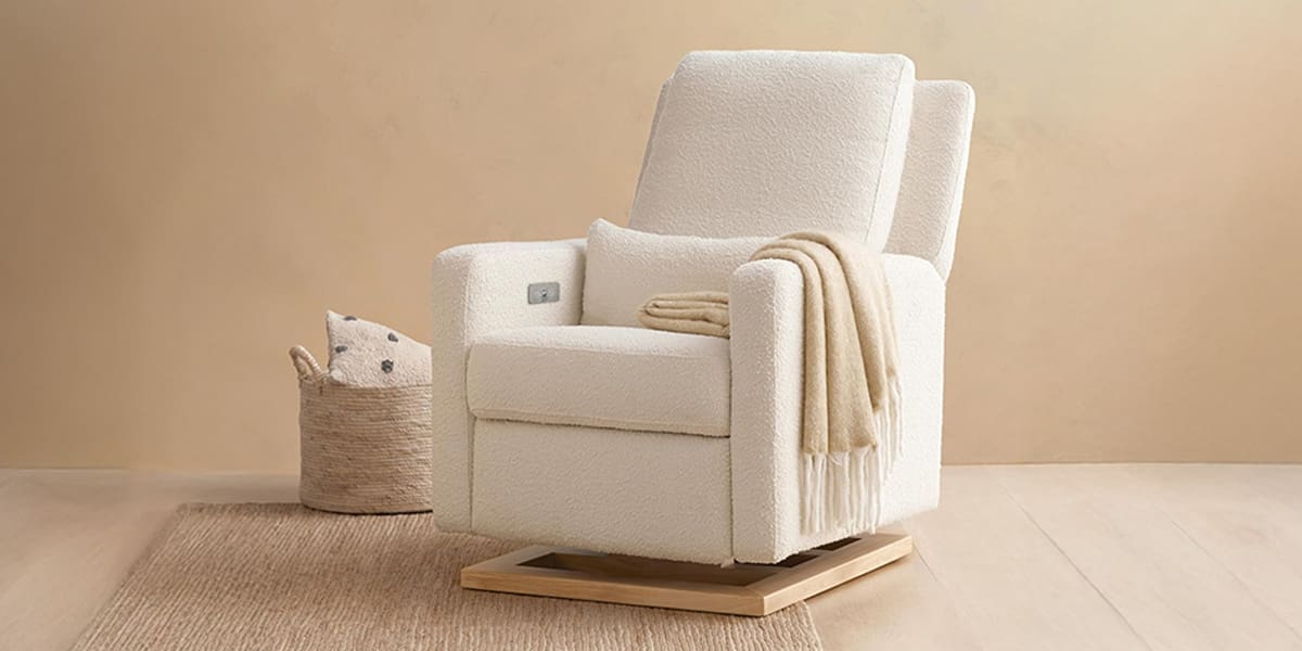 Babyletto Sigi Electronic Power Recliner and Glider Nursery Chair Babyletto Sigi Electronic Power Recliner and Glider Nursery Chair