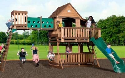 Backyard Discovery Woodridge Elite Playground Swing Set Review