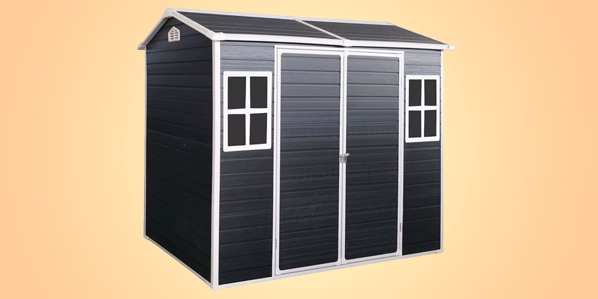 Ball and Cast 4×8 Resin Outdoor Storage Shed Ball & Cast 4x8 Resin Outdoor Storage Shed
