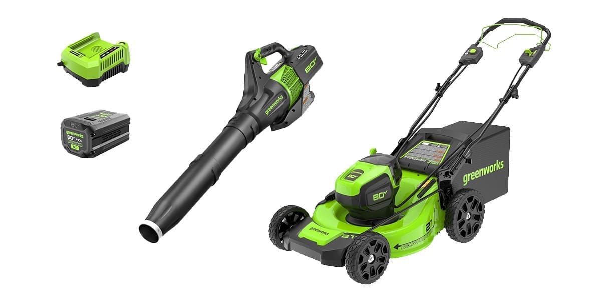 Greenworks 80V 21-inch Cordless Lawn Mower and Leaf Blower Review Greenworks 80V 21" Cordless Lawn Mower & Leaf Blower Review