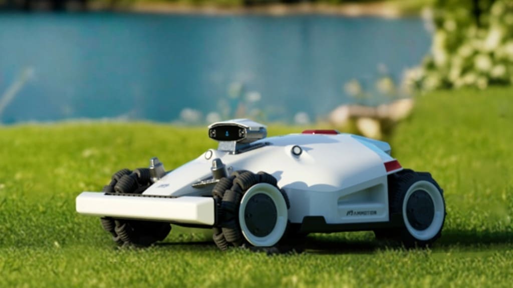 LUBA 2 AWD 5000H Robot Lawn Mower - Vision Robotic Lawnmower