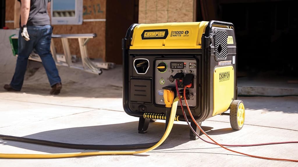 Champion Power Equipment 11000-Watt Wireless Remote Start Home Backup Portable Inverter Generator with Quiet Tech and CO Shield