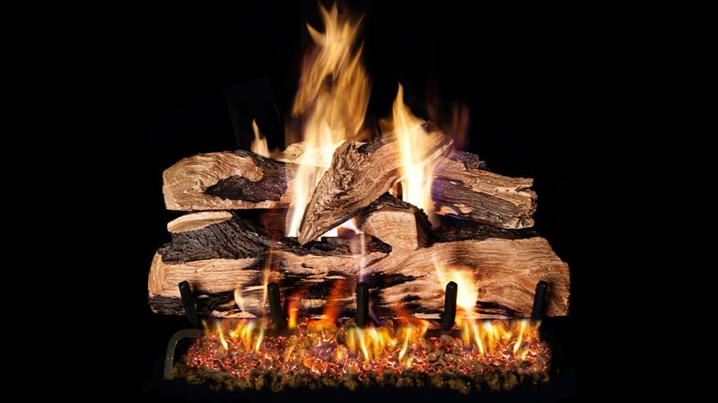 Peterson Real Fyre 30-inch Split Oak Designer Plus Gas Logs Peterson Real Fyre 30-inch Split Oak Designer Plus Gas Logs