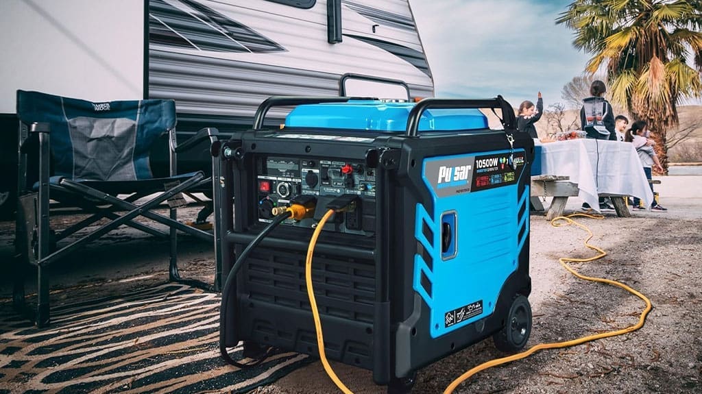 Pulsar 10500-Watt Tri-Fuel Portable 50A Generator with Remote Start-up
