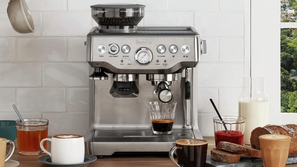 Breville Barista Express Espresso Machine BES870XL Brushed Stainless Steel