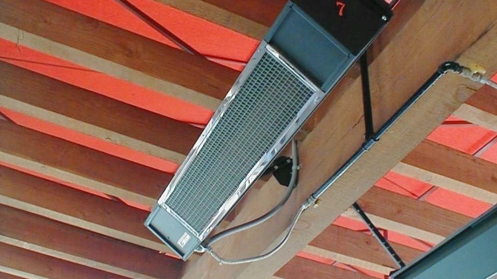 Sunpak Natural Gas Infrared Patio Heater for Warmth Outdoors