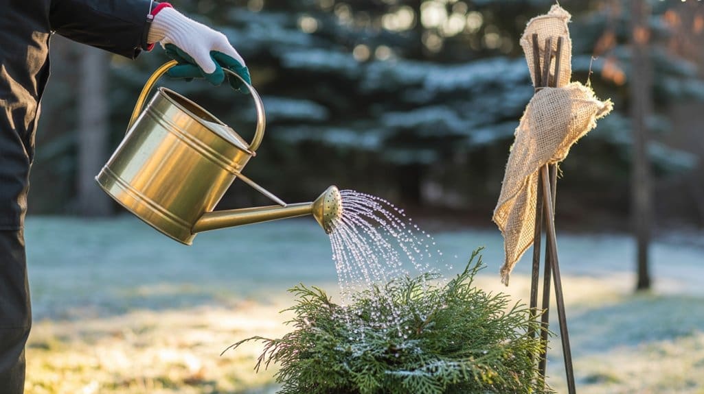deep water mulch windbreaks sprays