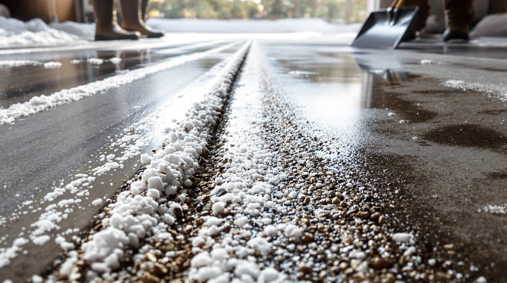 protecting garage from salt