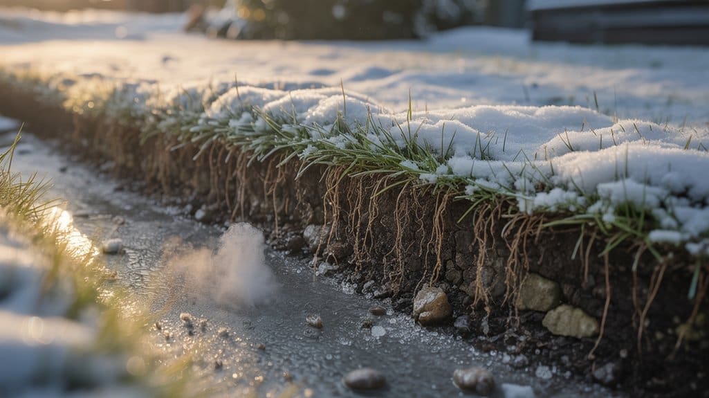 roots microbes winter nutrient cycling