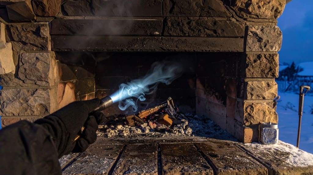 smoke test detects chimney blockages