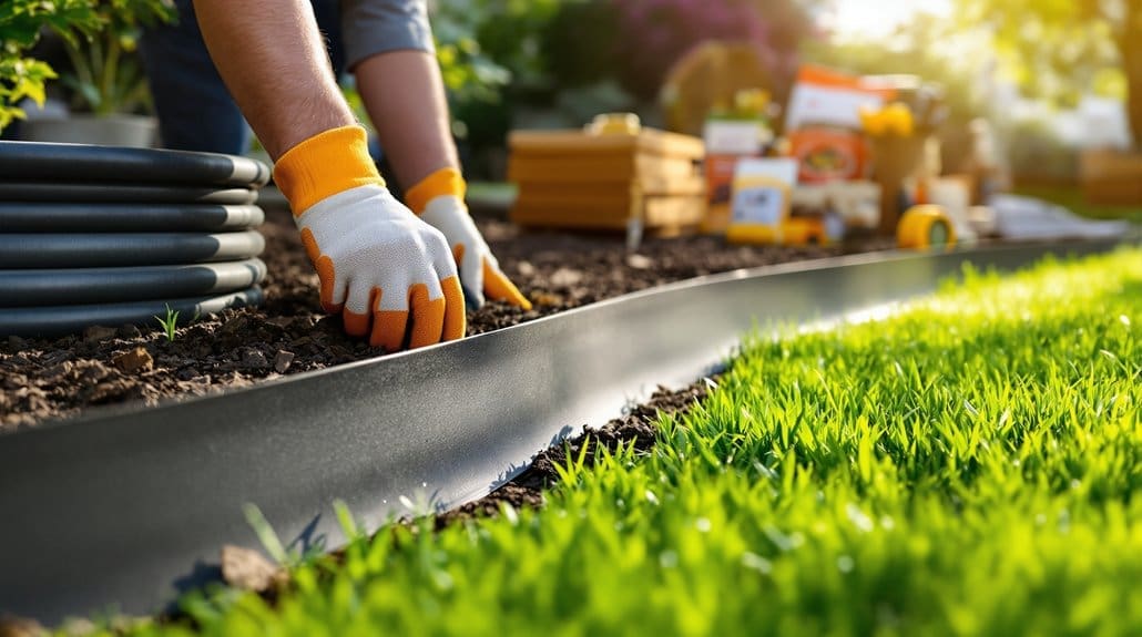 spring edging material selection