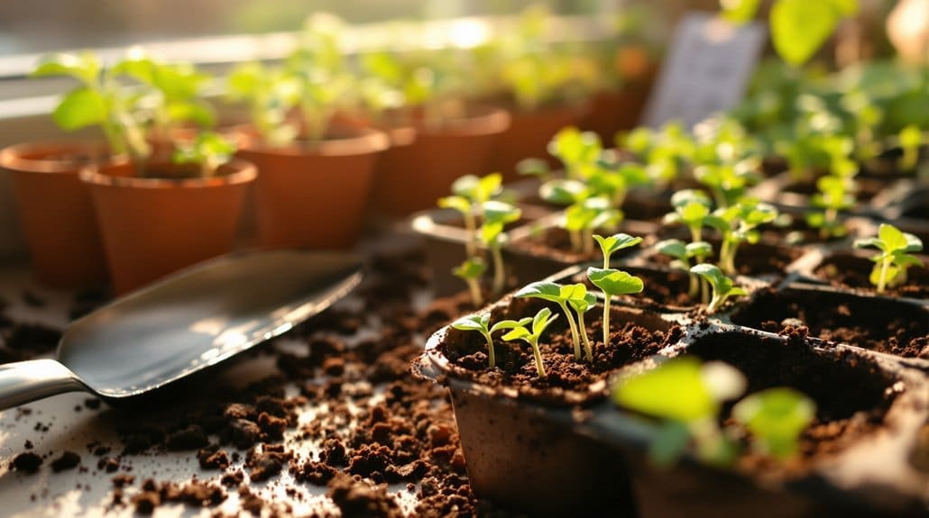 start seeds indoors timing