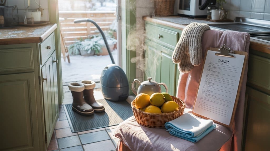 winter friendly cleaning routine tips