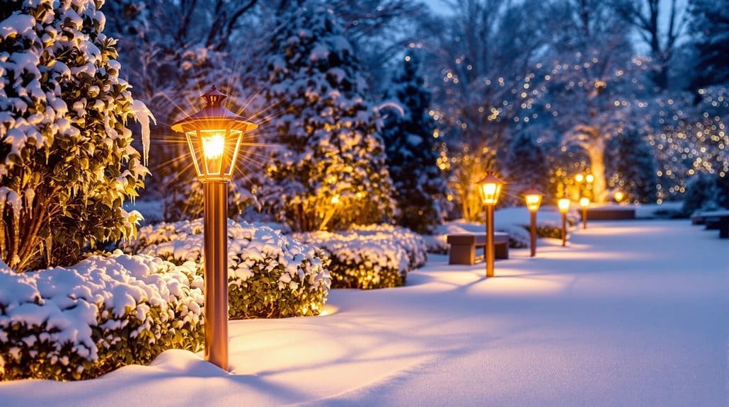 winter outdoor lighting maintenance