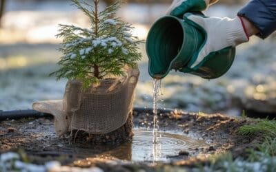 Evergreen Care: Watering and Protection During Winter