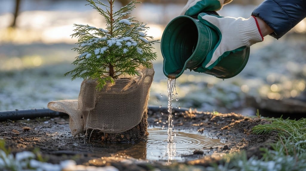 winter watering and protection
