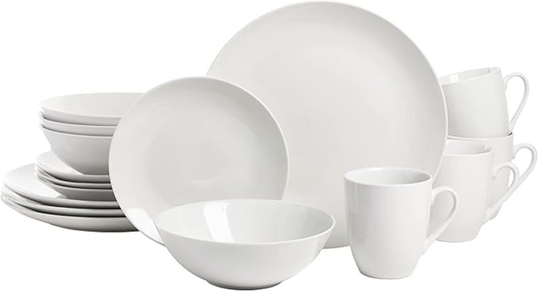 16 piece stoneware coupe set 16 piece stoneware coupe set