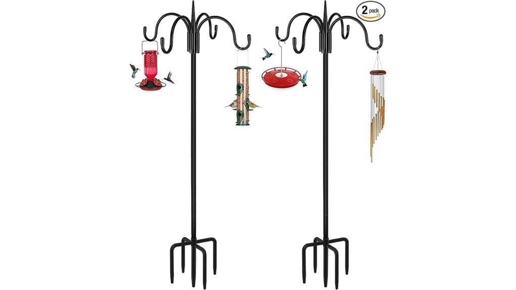 92 inch four shepherd hook feed garden