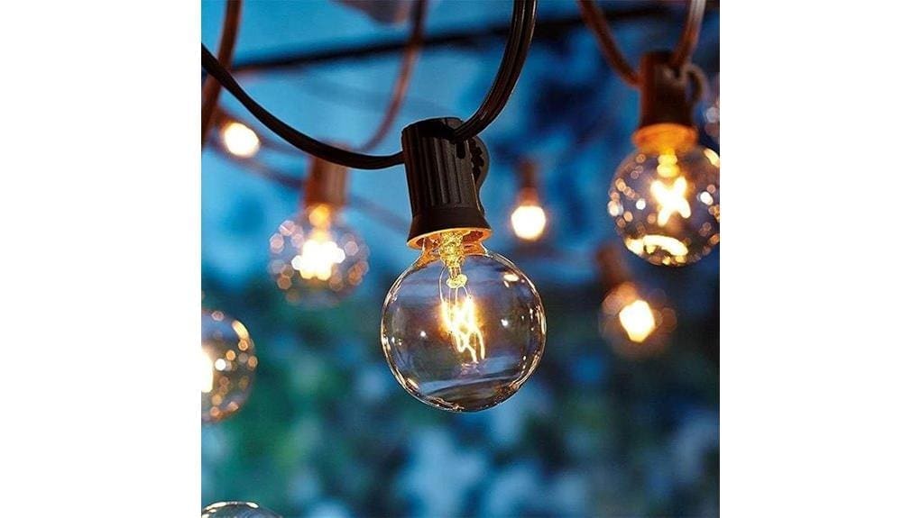 abeja 50ft g40 globe stringlights