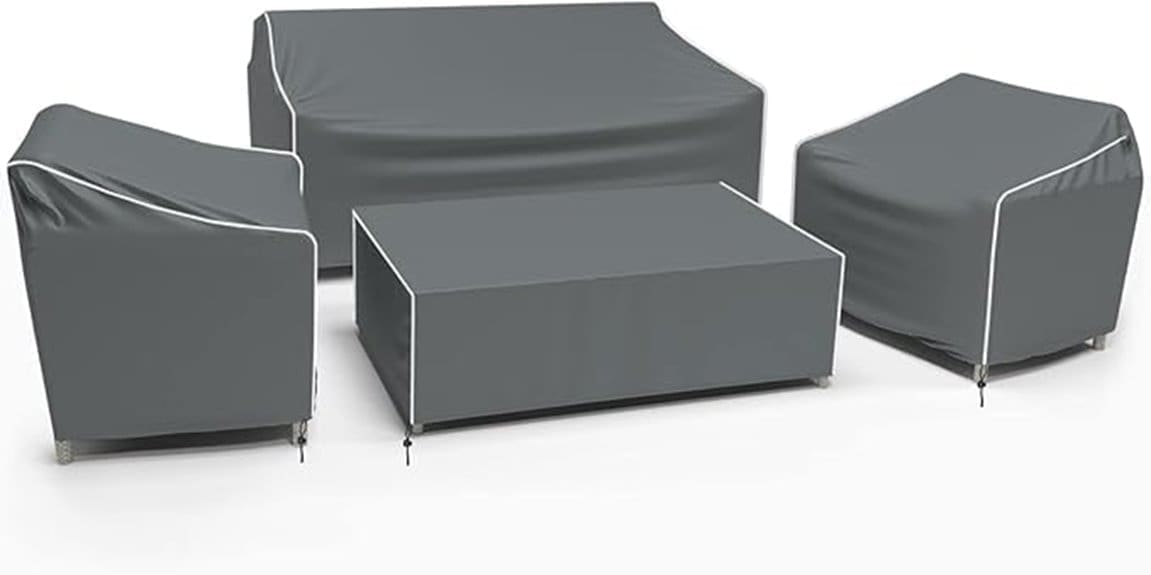 durable four piece patio protection