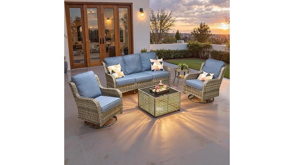 durable modern outdoor seating