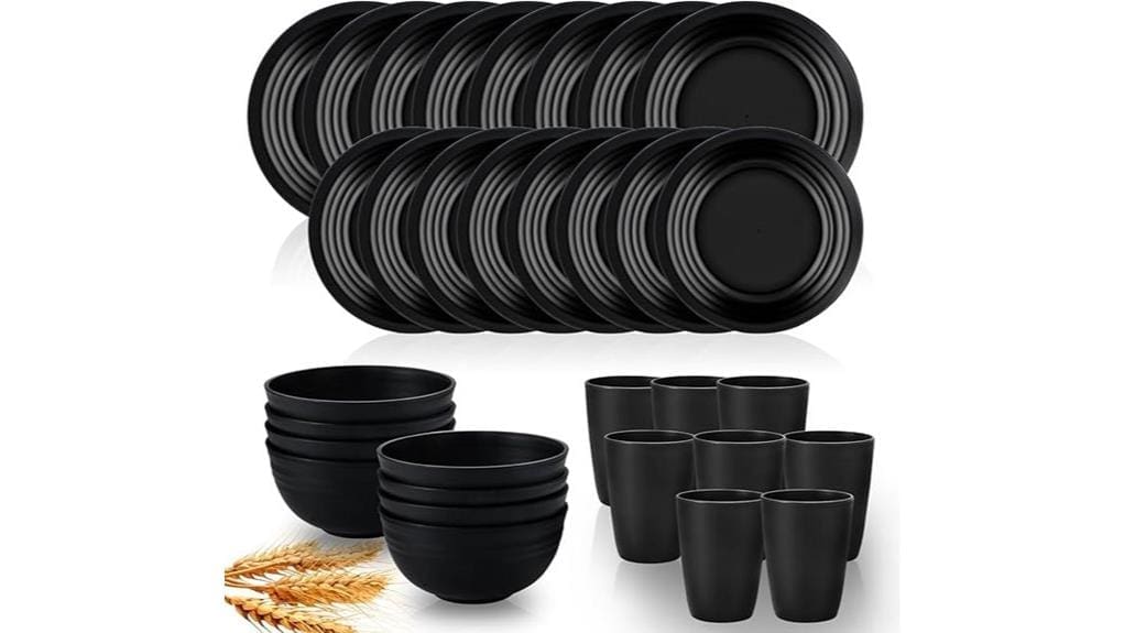 eco friendly 32 piece tableware set eco friendly 32 piece tableware set