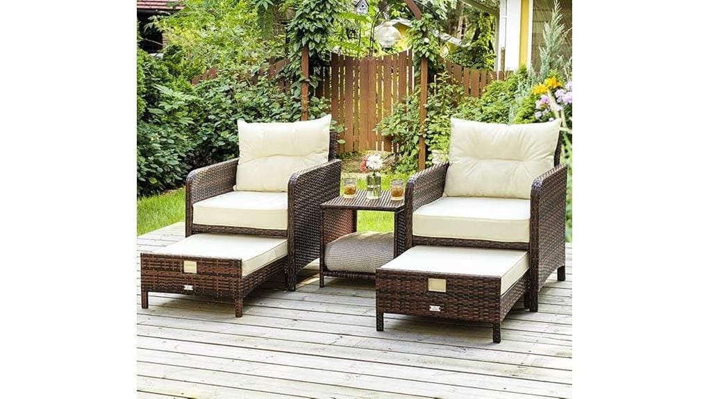 five piece patio set review