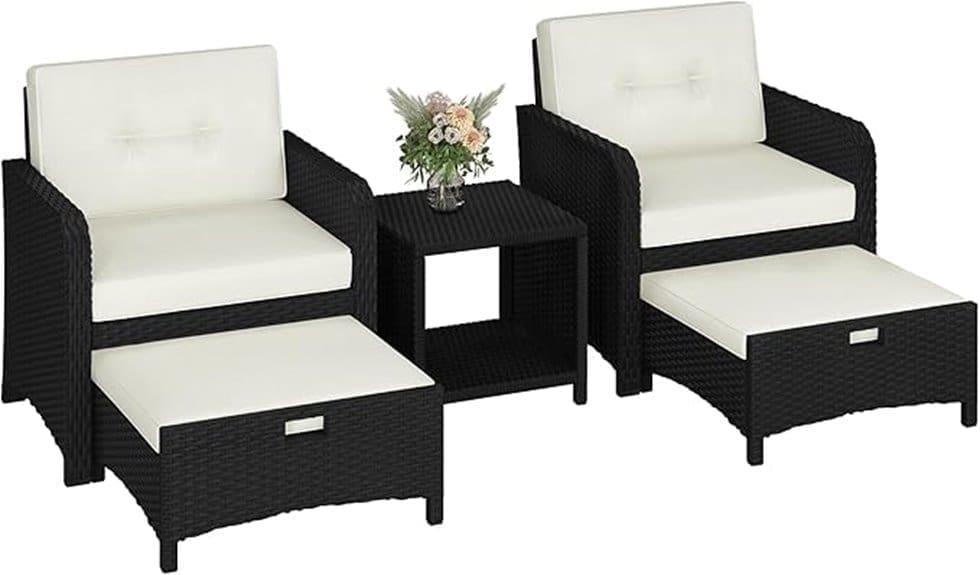 five piece yaheetech patio set