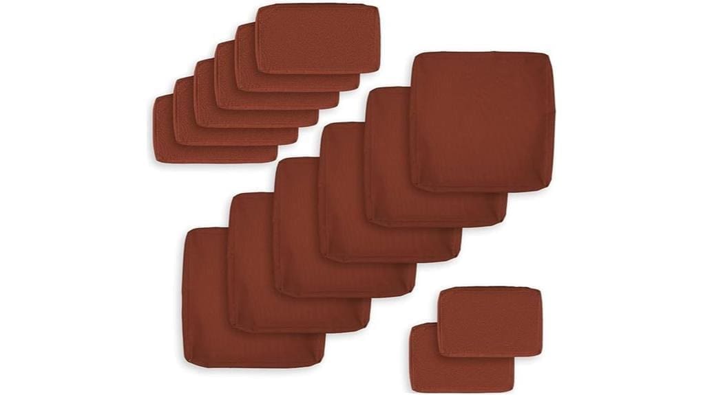 large 14 piece patio cushion covers