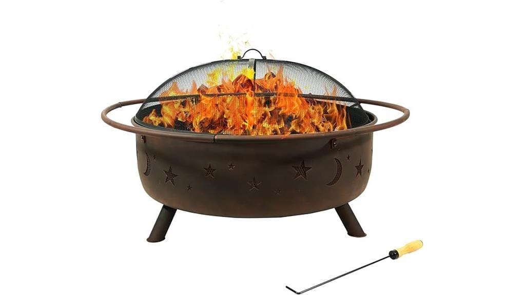 large 42 inch outdoor firepit