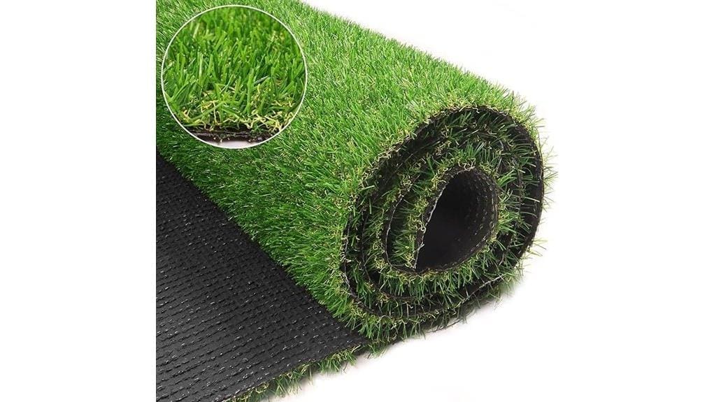 long synthetic turf roll
