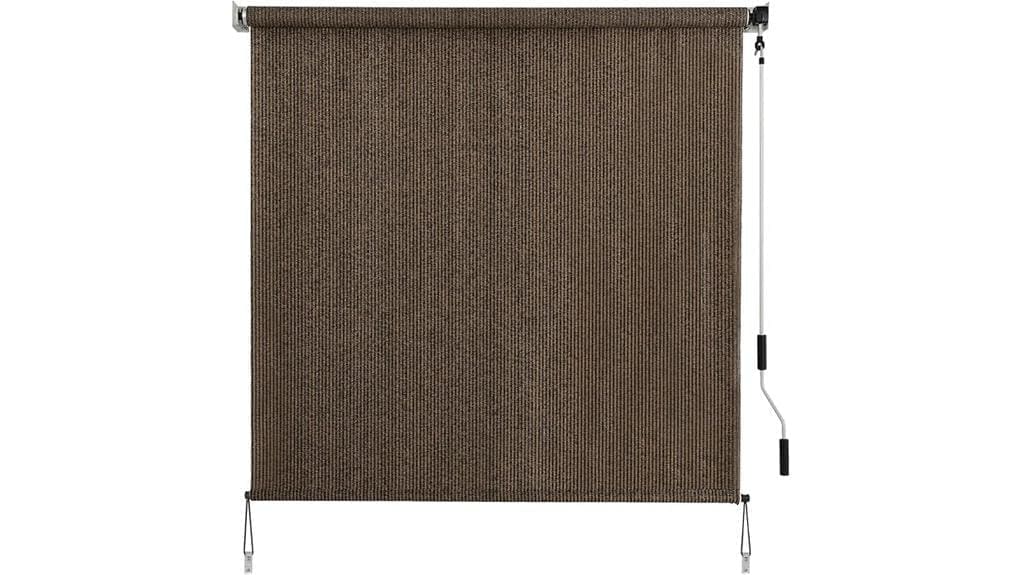 mocha outdoor roller sunshade