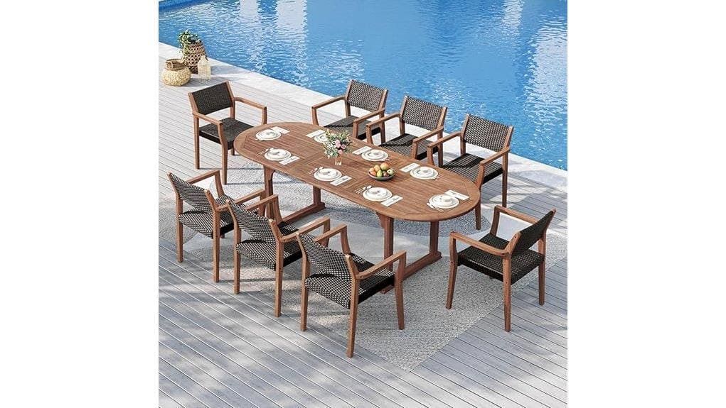 outdoor patio table set