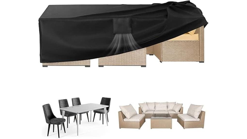 patio furniture cover dimensions