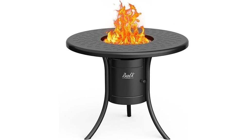 portable 1 pound propane firepit