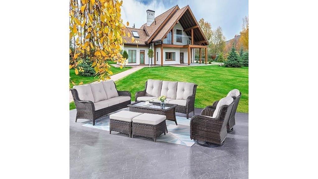 rilyson wicker patio set