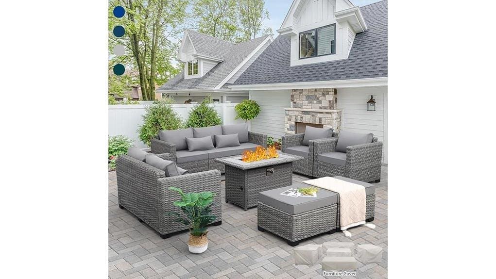 seven piece rattan patio set seven piece rattan patio set