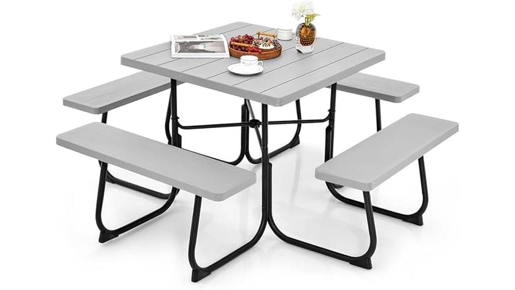 sturdy outdoor family dining