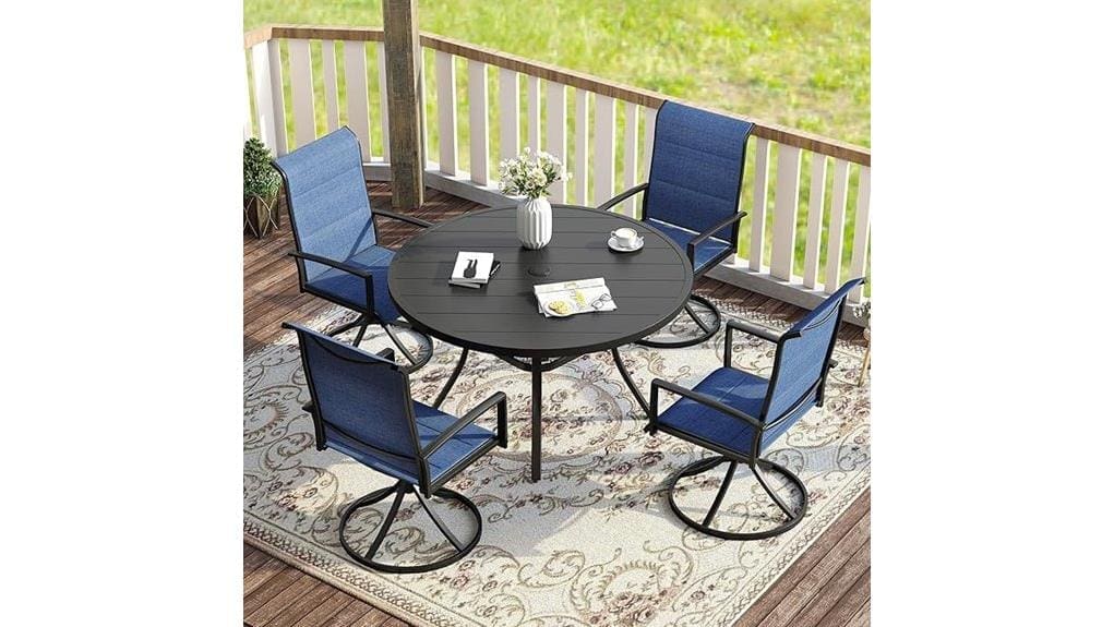 vicllax four person patio set
