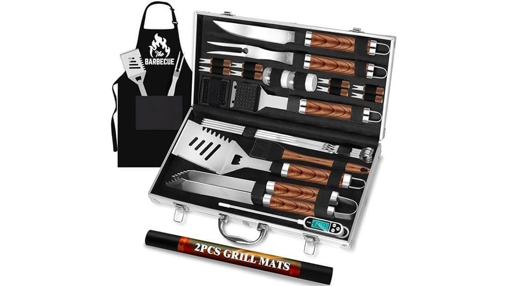 26 piece stainless steel set