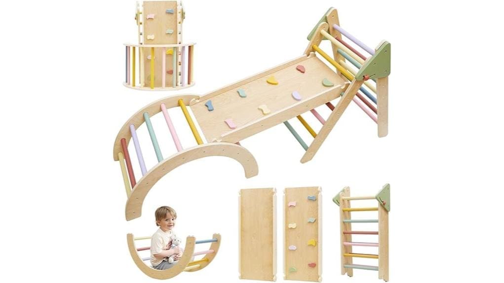 adjustable montessori climbing set