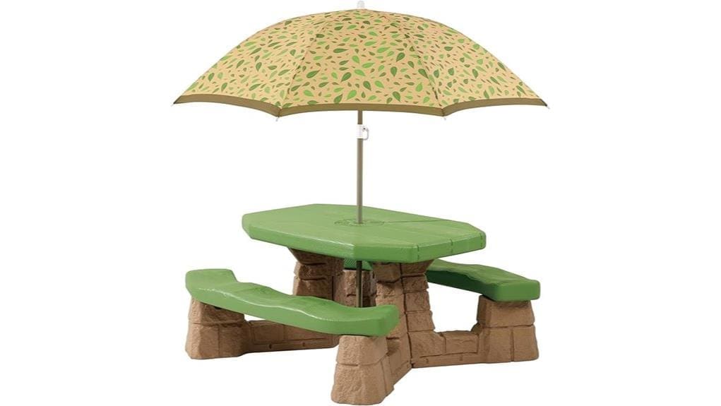 adjustable toddler picnic table
