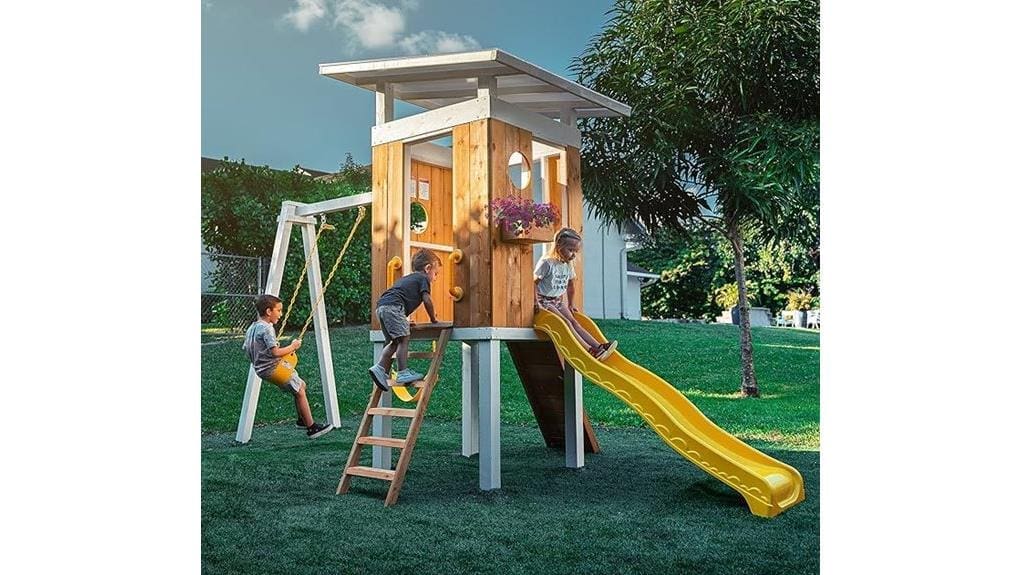 avenlur modern backyard swing
