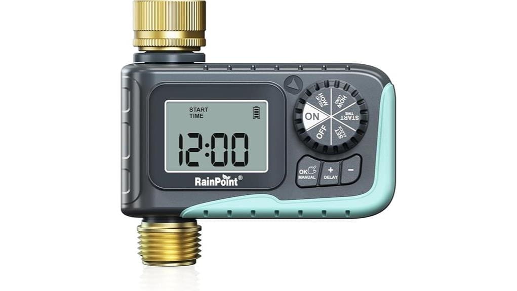 brass inlet outlet sprinkler timer