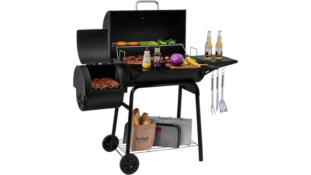 budget charcoal offset smoker