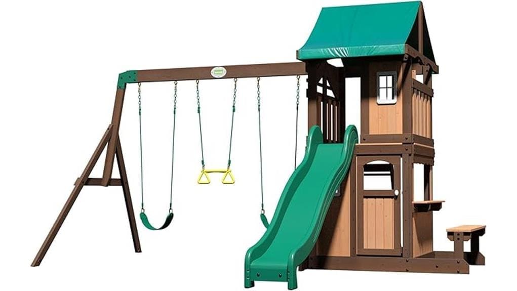 cedar swing set review