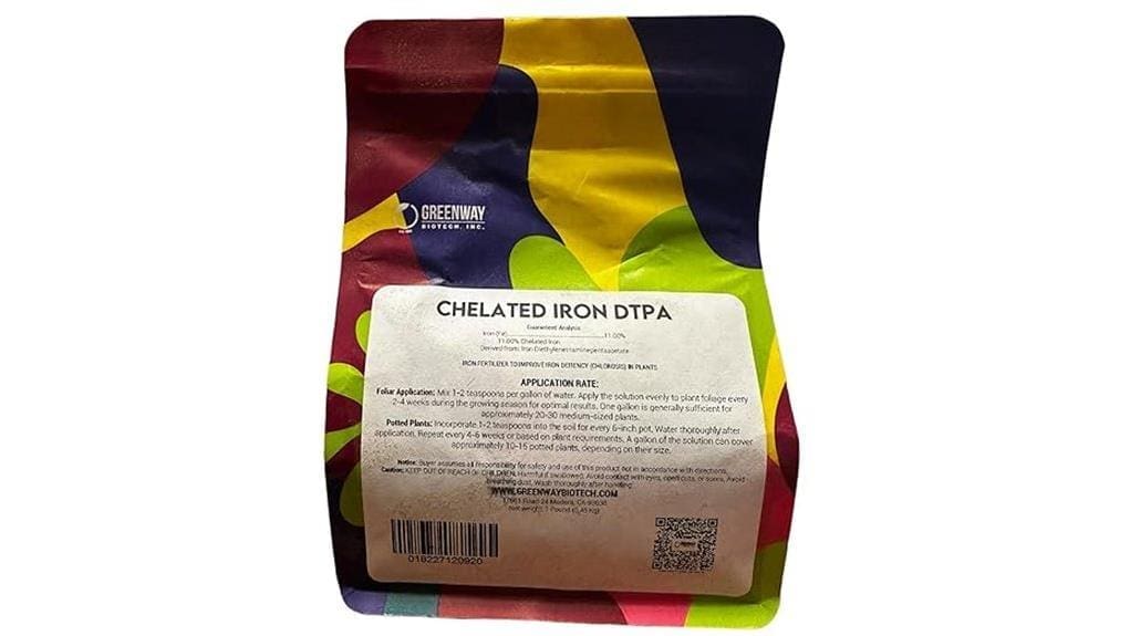chelated dtpa iron supplement