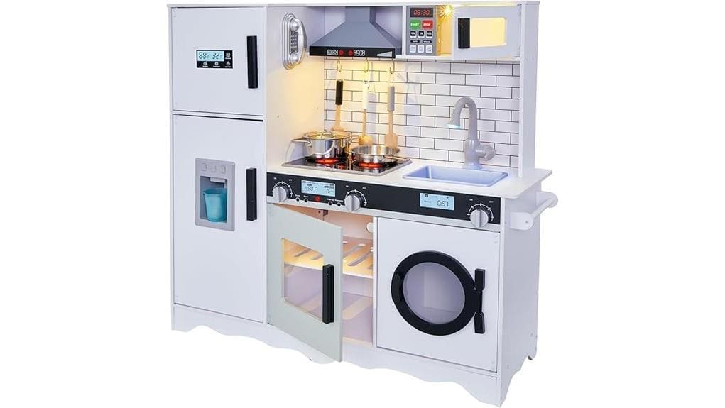 colorful toy kitchen set