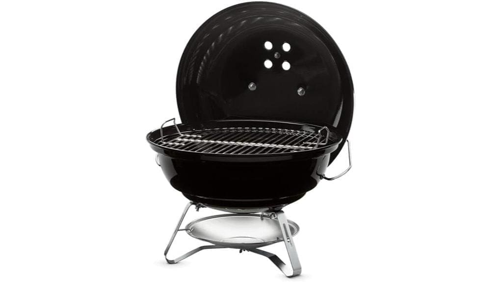 compact 18 inch weber charcoal grill