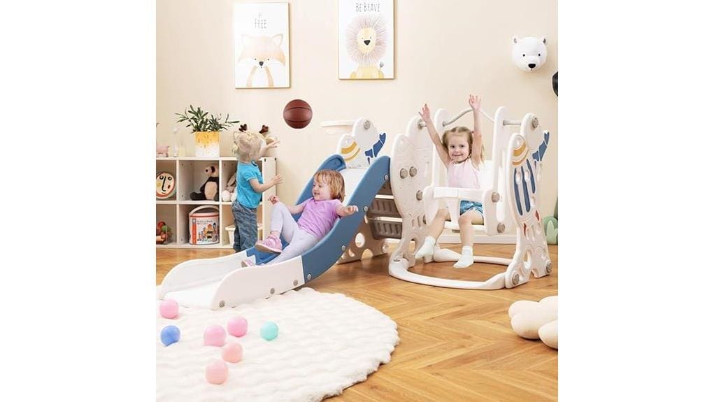 compact backyard kids playset